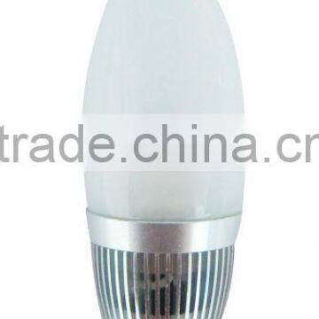 High Luminous Efficacy LED Light-dull polish Candle 1x3W