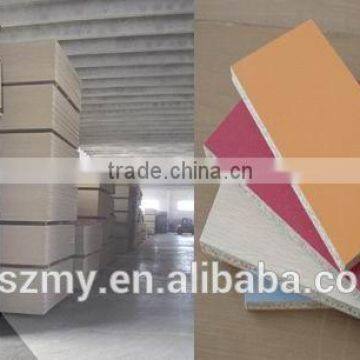 1220*2440 high quality high glossy melamine faced MDF board and particleboard