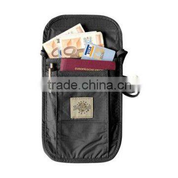 Factory price!Promotional nylon travel passport pouch