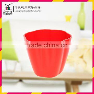 Melamine colorful different size flower pots Weixuan CAIZHIPEN MX0903 wholesale