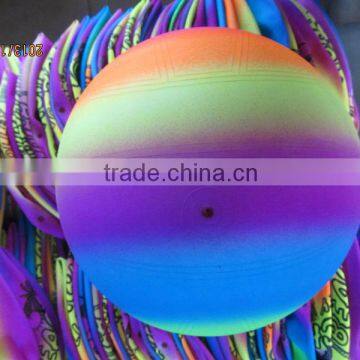 6inch 9inch inflatable pvc play ball,rainbow volley pvc ball,beach volley ball