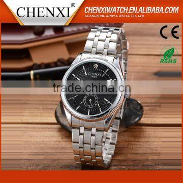 New Design Popular Men Quartz Day/Date Customized Quartz Stainless Steel Watch