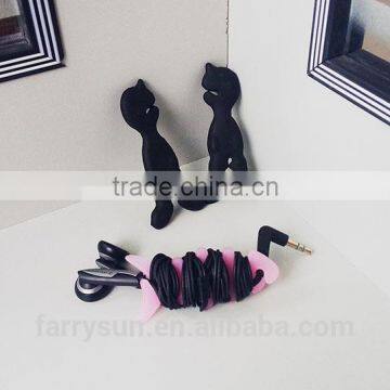 Hotsales Creative Cute Mini Tree Sapling Cable Winder Cord Organizer Silicone Earphone Winder photo-4