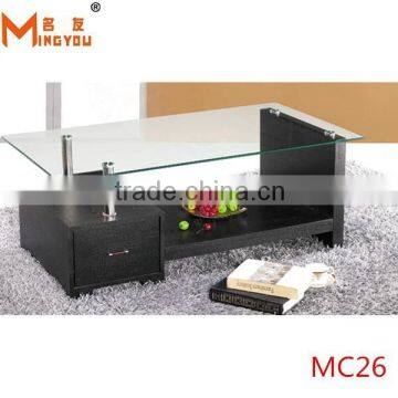 clear glass coffee table price