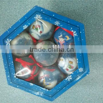 Foam Christmas ball decoration/water sticker ball