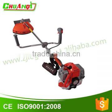 43cc gasoline engine grass trimmer/mower 2 stroke brush cutter with Straight Metal Blade