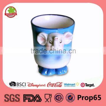Ceramic Emboss 3D Animal Shape Coffee Mug photo-6