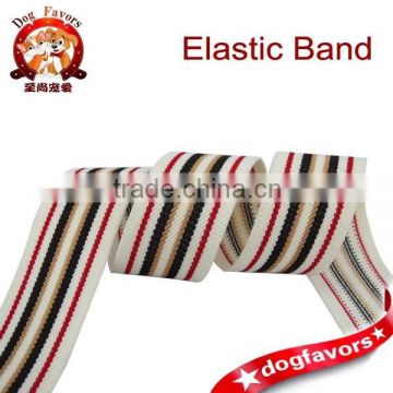 Color stripes between color elastic band, waistband