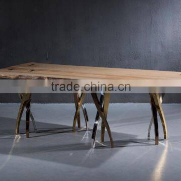 Simple Design Modern Good Quality With Solid Wood Dining Table For Dining Room Use