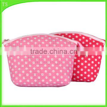 colors nylon cosmetic bag for stock dot washing bag made in yiwu