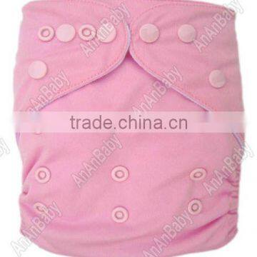 AnAnBaby Reusable Diapers With Inserts Color Snaps Diapers