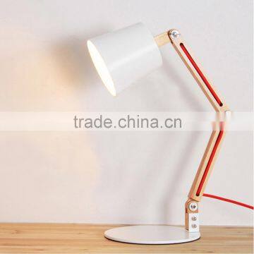 Ash Wood Lighting Table Lamp Foldable Pole Table Light for Interior photo-2