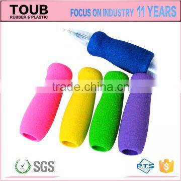 Hot Selling Soft NBR Rubber Foam Printing OEM Pencil Grip for pen