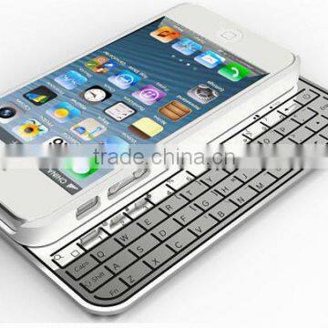 Ultra thin bluetooth keyboard with magnetic case for iPhone5