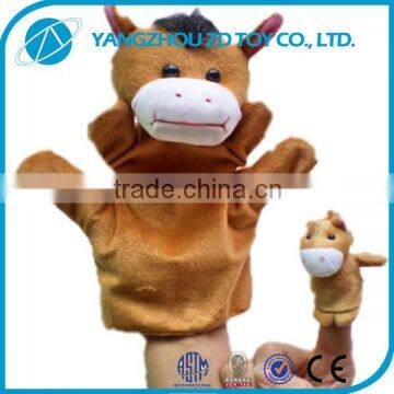 wholesale christmas gift new style kids plush deer hand puppet