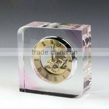 High quality wedding souvenirs crystal clock