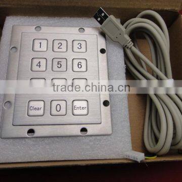 Stainless Steel 12 Keys Keypad photo-3