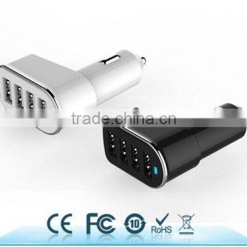 2015 new product 4 port usb car charger 5 v / 5.2A large current car charger