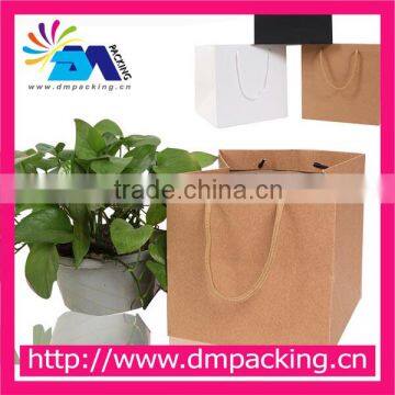 Flat Botton Brown Kraft Paper Bag For Potting