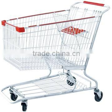 Best Buy classical steel material shopping trolley in shop