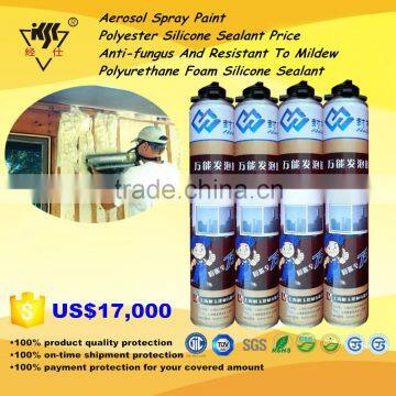 Aerosol Spray Paint/Polyester Silicone Sealant Price/Anti-fungus And Resistant To Mildew Polyurethane Foam Silicone Sealant