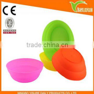 Plastic 4 Color Bowl Set