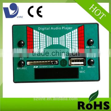 recording led display pcb board aduio mp3 module