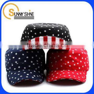 Sunny Shine wholesale snapback cap hip hop hat with printed stars