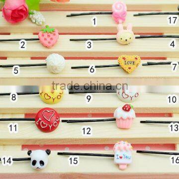 lovely print bobby pin for kid fashion style