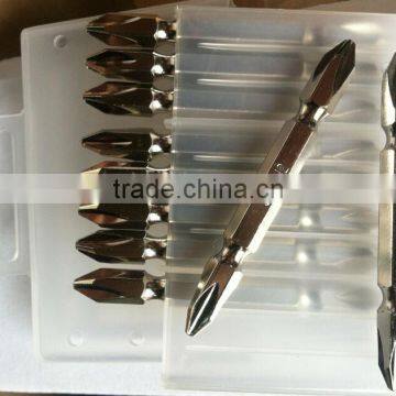 Nickel Plating Taiwan S2 PH2-65mm Phillips Double End Bits Have Magnetic For Screw Driving