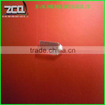 High Quality Flat Bottom Quartz Glass Rod With Cone In The End photo-1