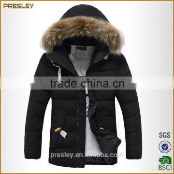 Prelsy Oem Custom Winter Man Heated Jacket With Leather Zipper Puller photo-2