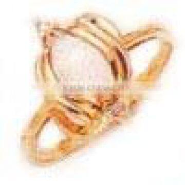 Studded Gold Rings