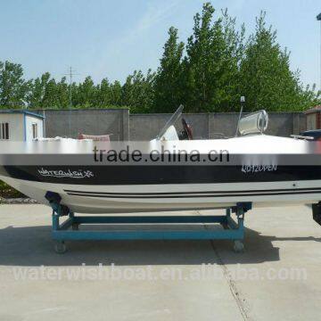 waterwish QD 12 OPEN fiberglass speed boat for sale