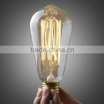 Vintage 1910 Squirrel Cage Filament Edison Bulb