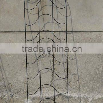 High quality wave metal wall trellis