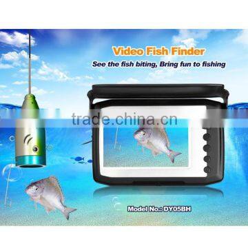 IP68 1080P Full HD Underwater Fishing Camera, Video Fish Finder With 150M Cable in 5'' TFT Display