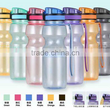 Plastic water bottle 650ml easy care bpa free