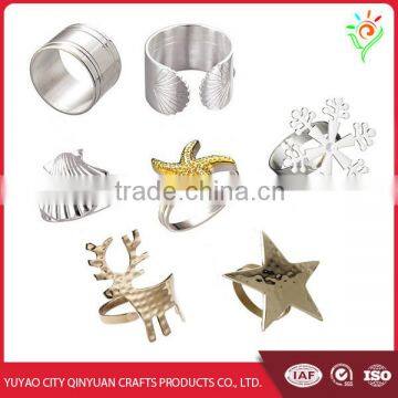 Gold Napkin Rings Bulk Wholesale Napkin Ring photo-2