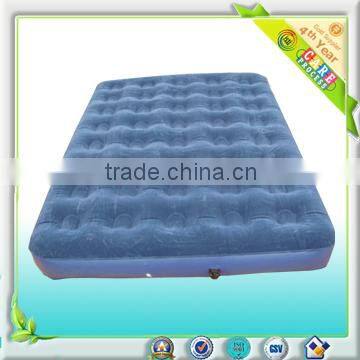 Luxury transparent flocking inflatable bed,inflatable mattress