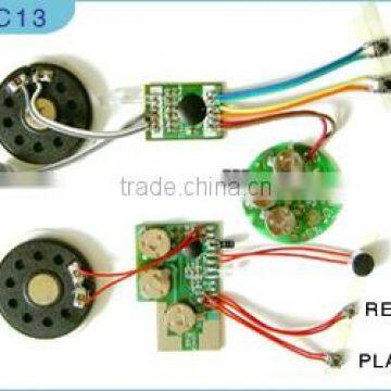 2013 Multi-Pre-recordalbe sound chip/Recordable sound Chip to record customer's voice for greeting cards/toys