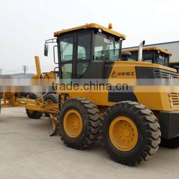 China made 220HP sdlg motor grader with Shanghai/cummins engine ZF6WG180 transmission