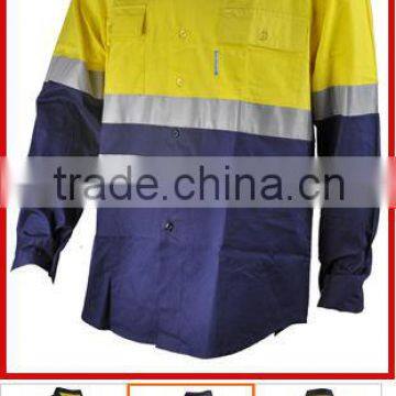 UPF 50+ 100% cotton prevent uv workwear for building worker