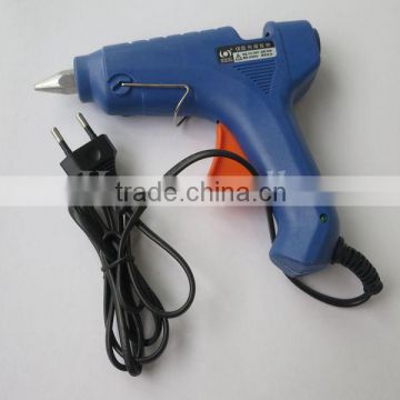 blue color 15W small keratin glue gun professional for glue stick keratin melting EU, USA plug keratin hair extension tools