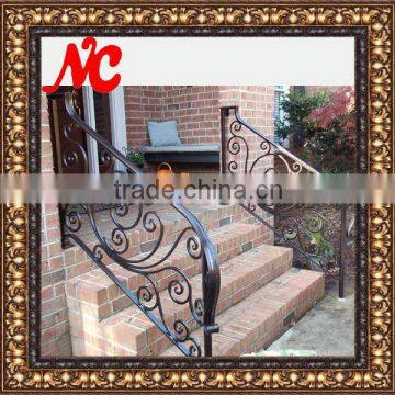 High Quality Outdoor Wrought Iron railing designs