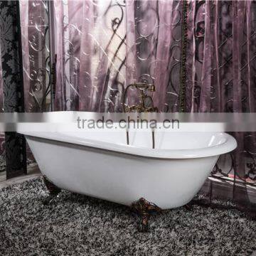 cUPC double-apron-bathtub,bathtub back,round freestanding bathtub