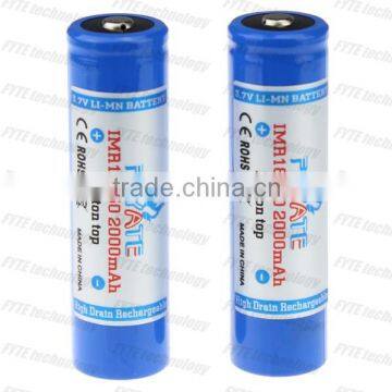 Sanyo battery rechargeable 3.7V 18650 battery cell Sanyo 18650 battery for e-cigs/e-cigars sanyo battery