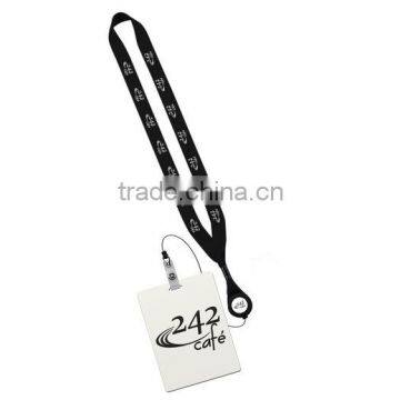 3/4" Retractable Lanyard with 3" x 4" ID Badge and Plastic O-Ring