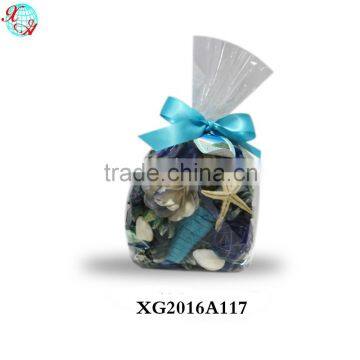 Decorative Wooden Flower And Potpourri In OPP Bag