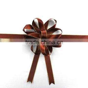 Chocolate box packing ribbon bow gift wrapping bows whith elastic band